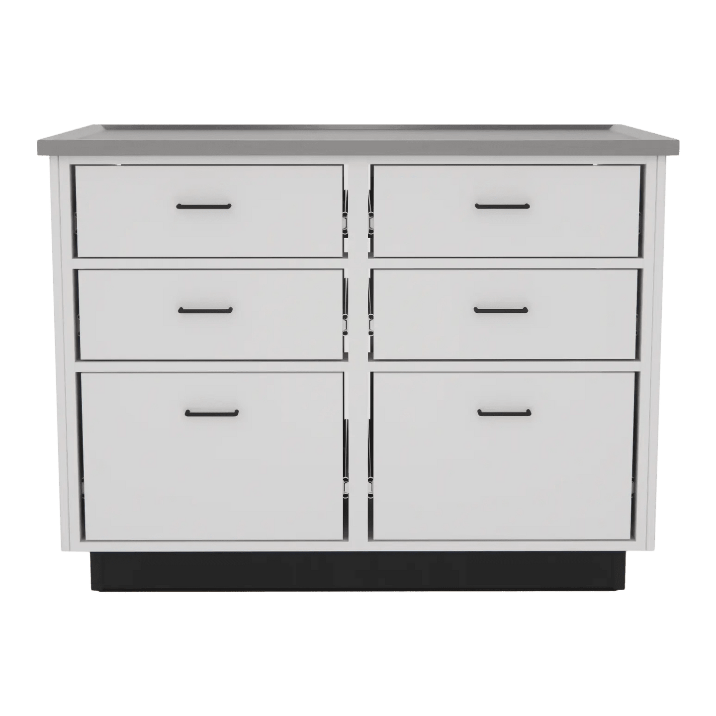 SterilSteelPass 48" Veterinary Clinic Dry Table with Pass-through Drawers - Kaemark