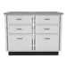 SterilSteelPass 48" Veterinary Clinic Dry Table with Pass-through Drawers - Kaemark
