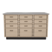 SterilSteel+Pass 60" Island Dry Table with Pass-through Drawers - Kaemark
