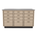 SterilSteel+Pass 60" Island Dry Table with Pass-through Drawers - Kaemark
