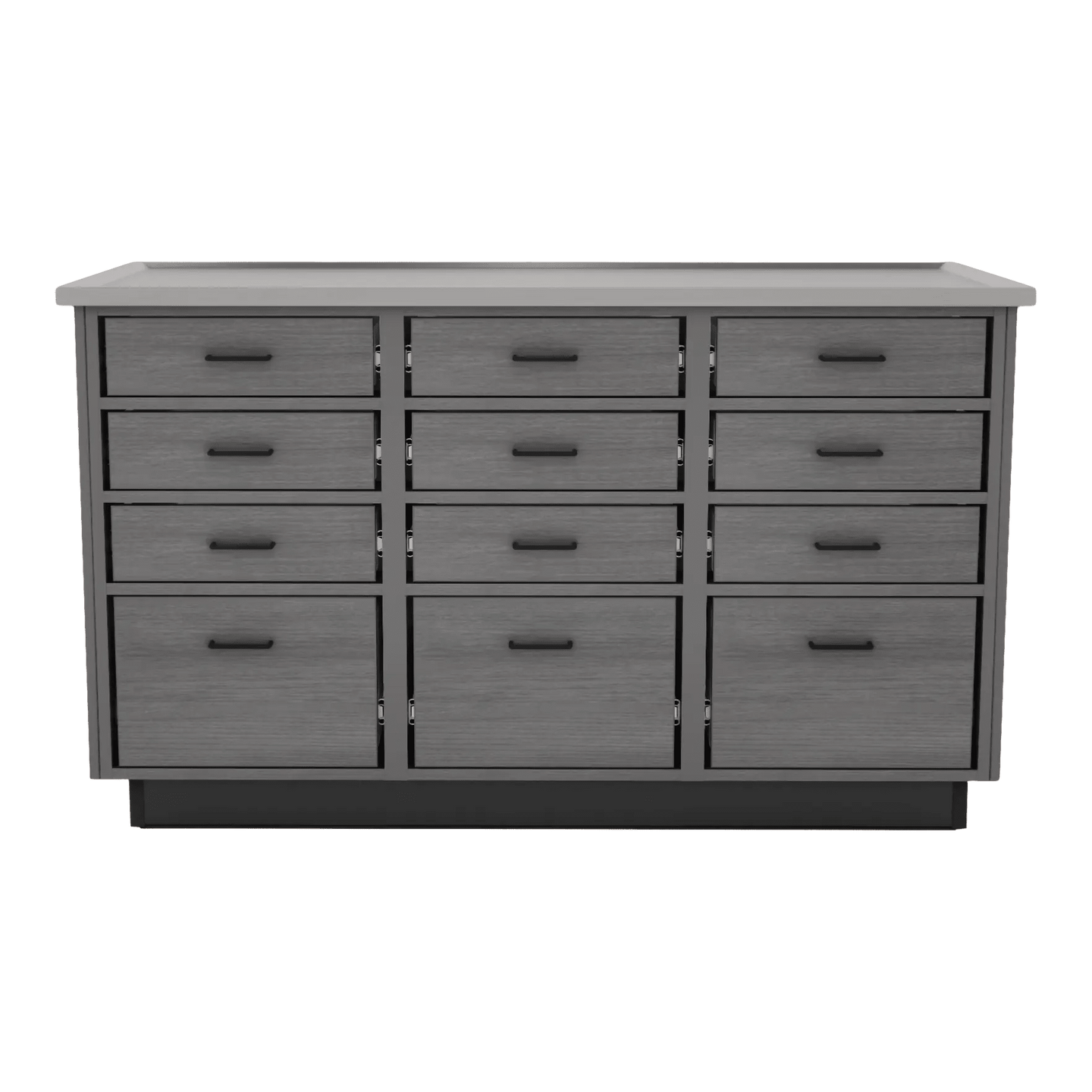 SterilSteel+Pass 60" Island Dry Table with Pass-through Drawers - Kaemark