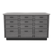 SterilSteel+Pass 60" Island Dry Table with Pass-through Drawers - Kaemark