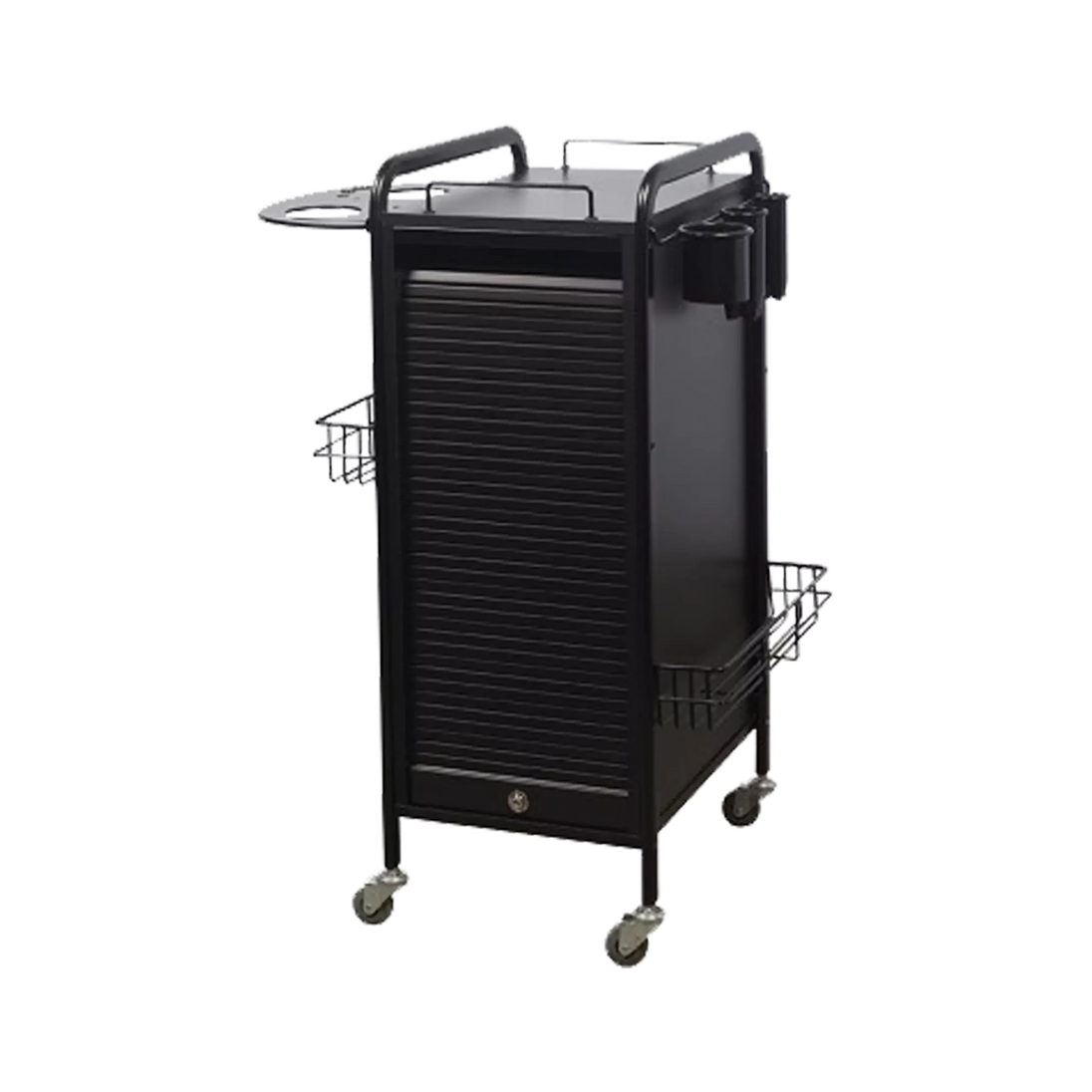 Stella Black Salon Trolley with Black Metal - Kaemark