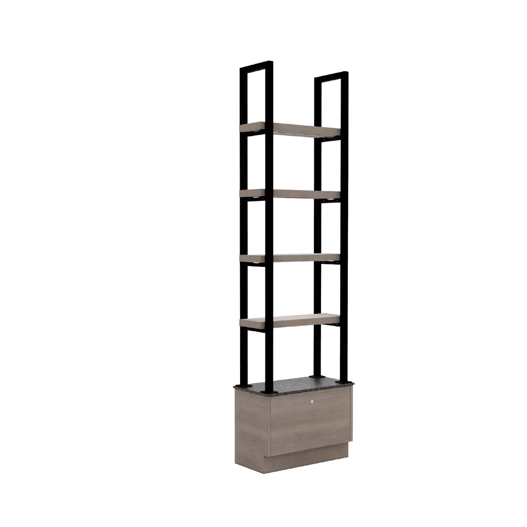 Westin 24" Wide Island LED Retail Shelving - Kaemark