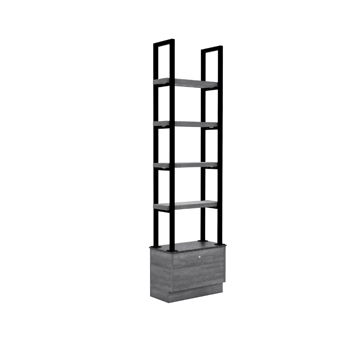 Westin 24" Wide Island LED Retail Shelving - Kaemark