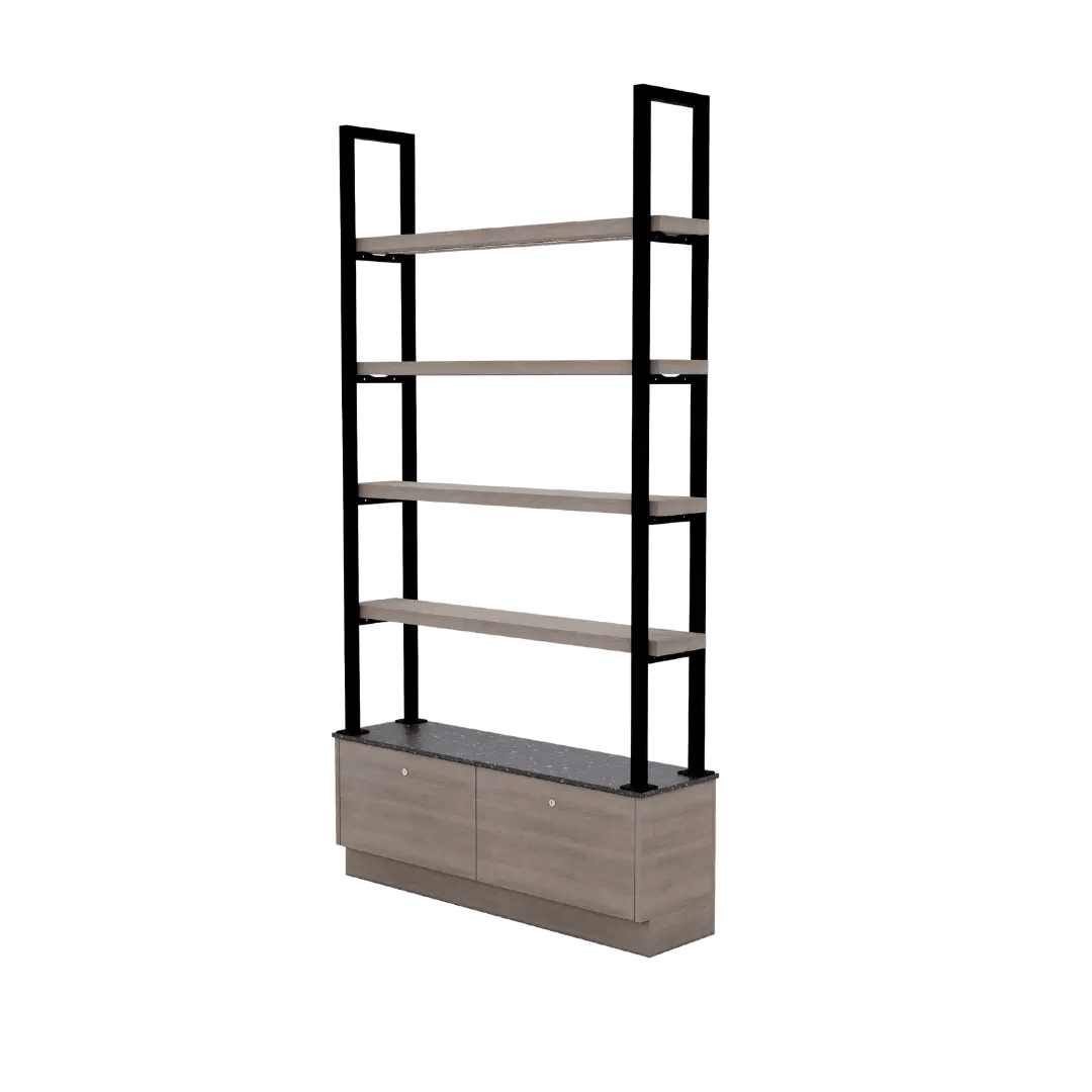 Westin 48" Wide Island LED Retail Shelving - Kaemark