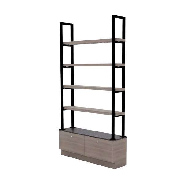 Westin 48" Wide Island LED Retail Shelving - Kaemark
