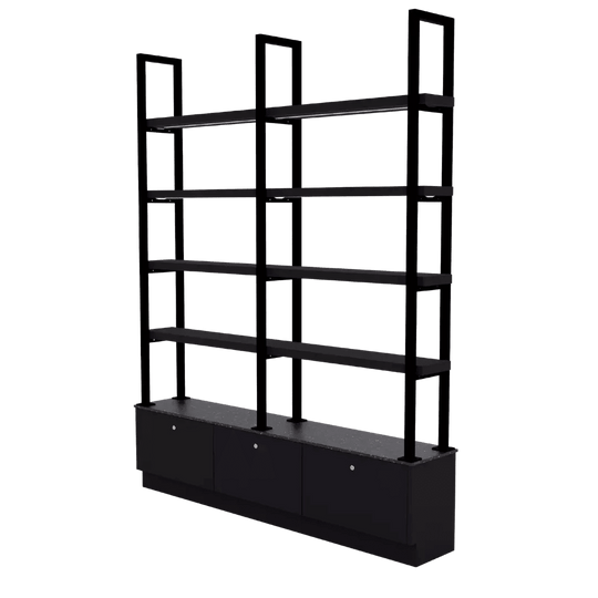 Westin 72" Wide Island LED Retail Shelving - Kaemark