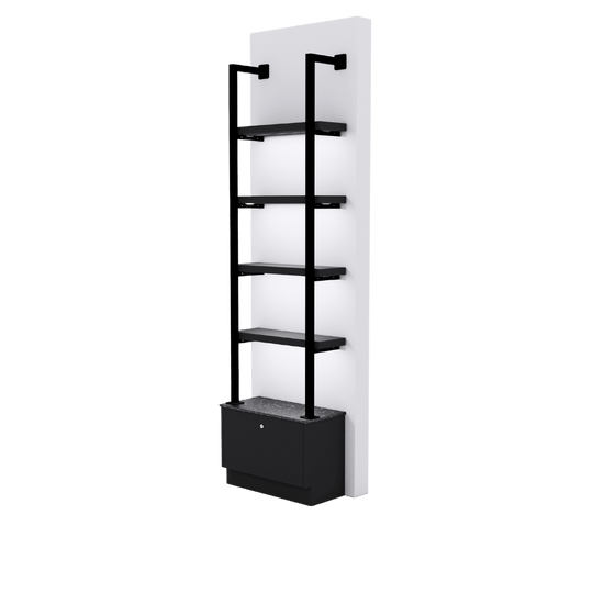 Westin 24" Wide Wall Mounted LED Retail Shelving - Kaemark