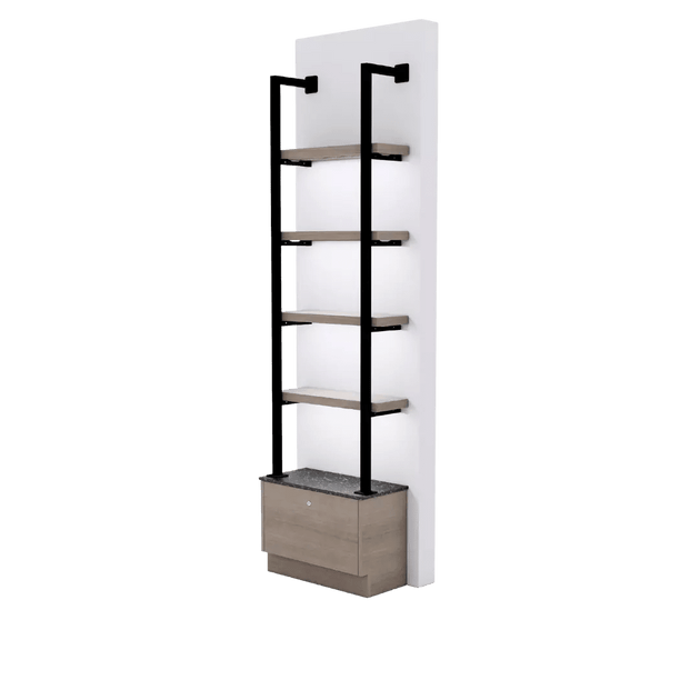 Westin 24" Wide Wall Mounted LED Retail Shelving - Kaemark