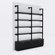 Westin 72" Wide Wall Mounted LED Retail Shelving - Kaemark