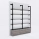 Westin 72" Wide Wall Mounted LED Retail Shelving - Kaemark