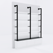 Westin 72" Wide Wall Mounted LED Retail Shelving - Kaemark