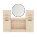 Westin Magnifico Wall-Mount Single Styling Station with Westin Round Mirror - Kaemark