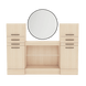 Westin Magnifico Wall-Mount Single Styling Station with Westin Round Mirror - Kaemark