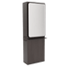 Westin Single Operator Styling Station with Westin Rectangle Mirror and Solid Surface Shelf - Kaemark