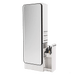 Westin Single Operator Styling Station with Westin Full-Length Mirror and Solid Surface Shelf - Kaemark