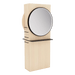 Westin Double Operator Styling Station with Westin Round Mirror and Solid Surface Shelf - Kaemark
