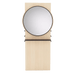 Westin Double Operator Styling Station with Westin Round Mirror and Solid Surface Shelf - Kaemark