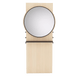 Westin Double Operator Styling Station with Westin Round Mirror and Solid Surface Shelf - Kaemark