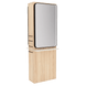Westin Double Operator Styling Station with Westin Rectangle Mirror and Solid Surface Shelf - Kaemark