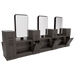Westin Magnifico Back-to-Back Six Operator Styling Station with Westin Rectangle Mirror - Kaemark