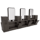 Westin Magnifico Back-to-Back Six Operator Styling Station with Westin Rectangle Mirror - Kaemark