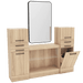 Westin Magnifico Wall-Mount Single Operator Styling Station with Westin Rectangle Mirror - Kaemark