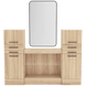 Westin Magnifico Wall-Mount Single Operator Styling Station with Westin Rectangle Mirror - Kaemark