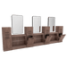 Westin Magnifico Wall-Mount Triple Operator Styling Station with Westin Rectangle Mirror - Kaemark