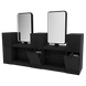 Westin Magnifico Back-to-Back Four Operator Styling Station with Westin Rectangle Mirror - Kaemark