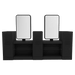 Westin Magnifico Back-to-Back Four Operator Styling Station with Westin Rectangle Mirror - Kaemark