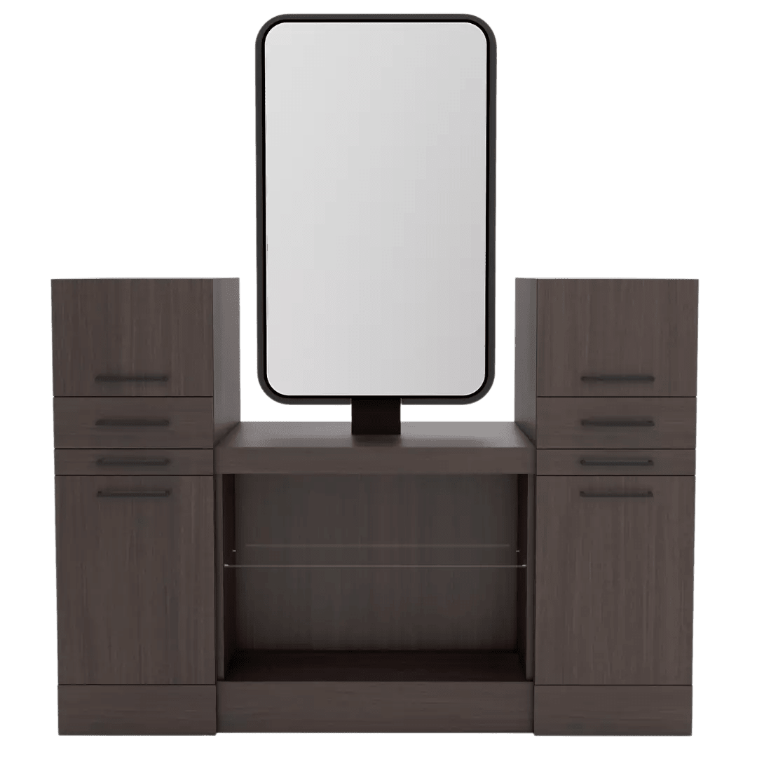 Westin Magnifico Back-to-Back Two Operator Styling Station with Westin Rectangle Mirror - Kaemark