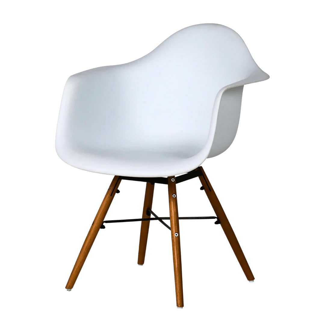 White Reception Chair - Kaemark