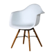 White Reception Chair - Kaemark