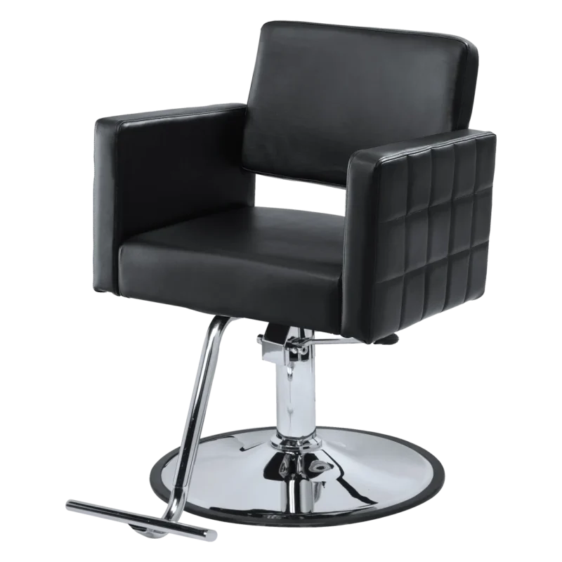 Kaemark A Gwyneth styling chair on a chrome base.