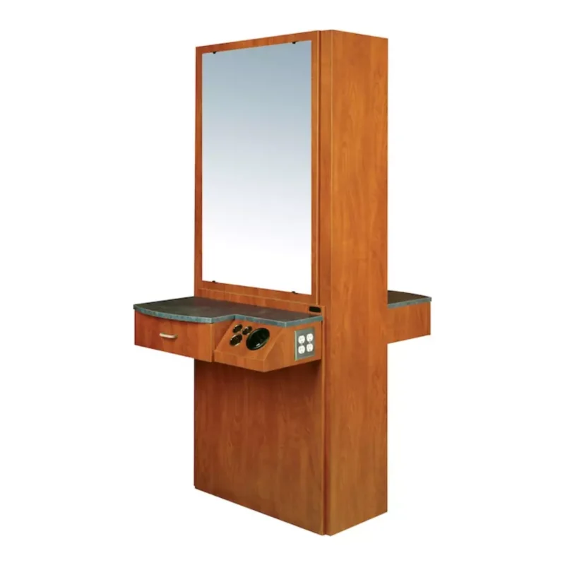 A La Carte American-Made Double Styling Station | LC-1005-2