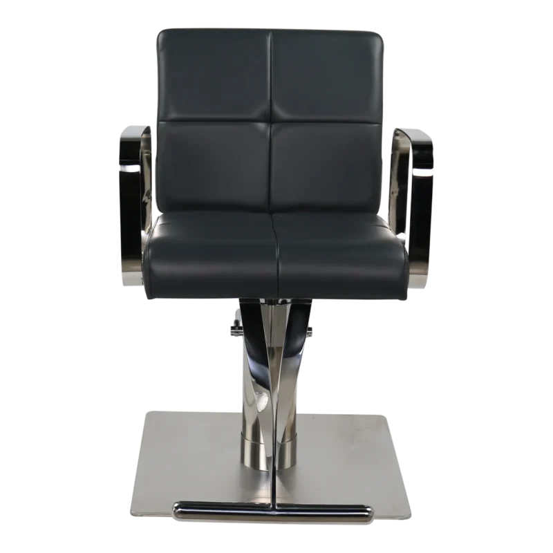 Kaemark A Fantasia American-Made Hybrid Styling Chair on a chrome base.