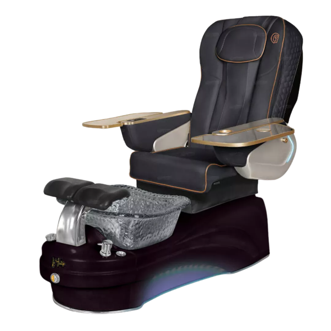 La Tulip 3 - Blackwith Black BowlBlack Base