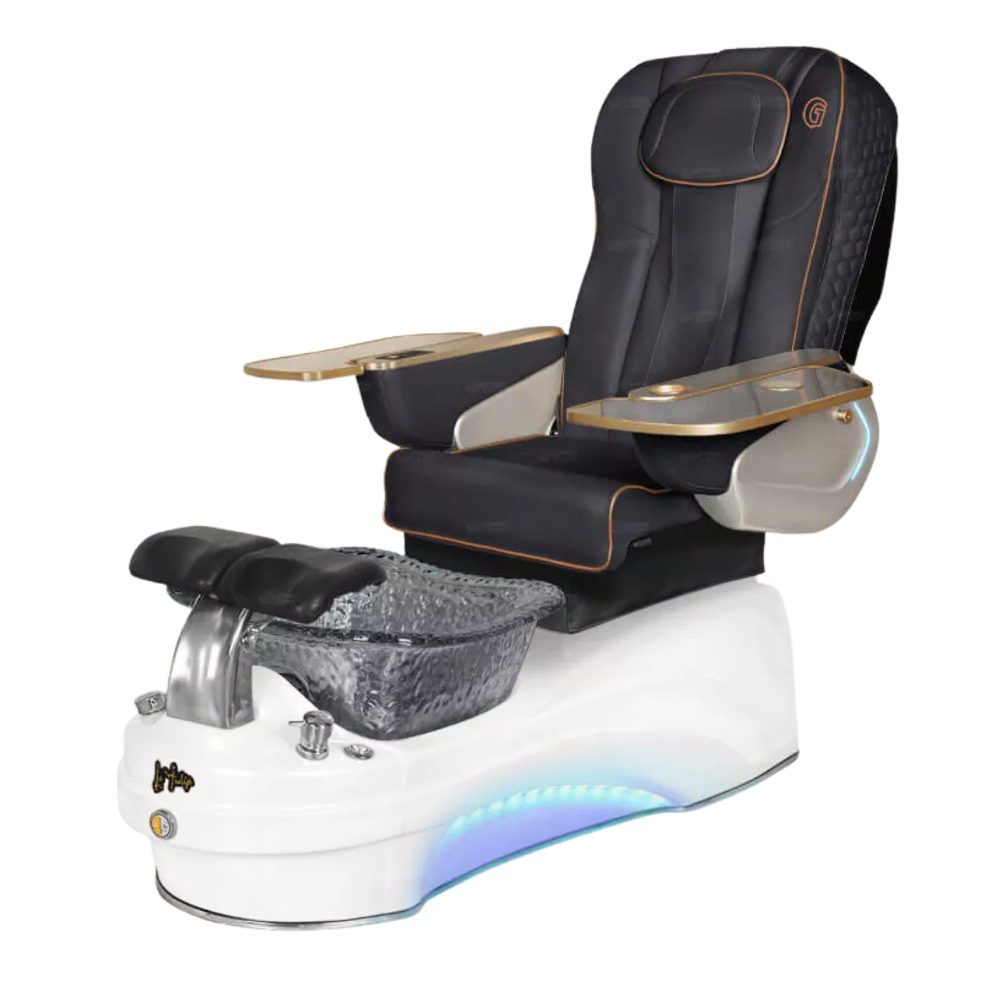 La Tulip 3 - Blackwith Black BowlPearl White Base