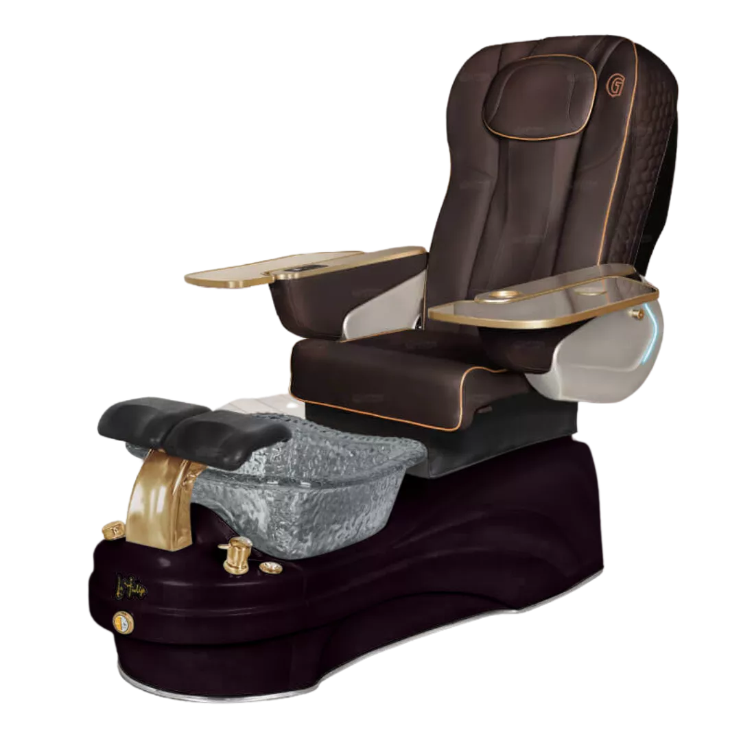 La Tulip 3 - Chocolatewith Black BowlBlack Base