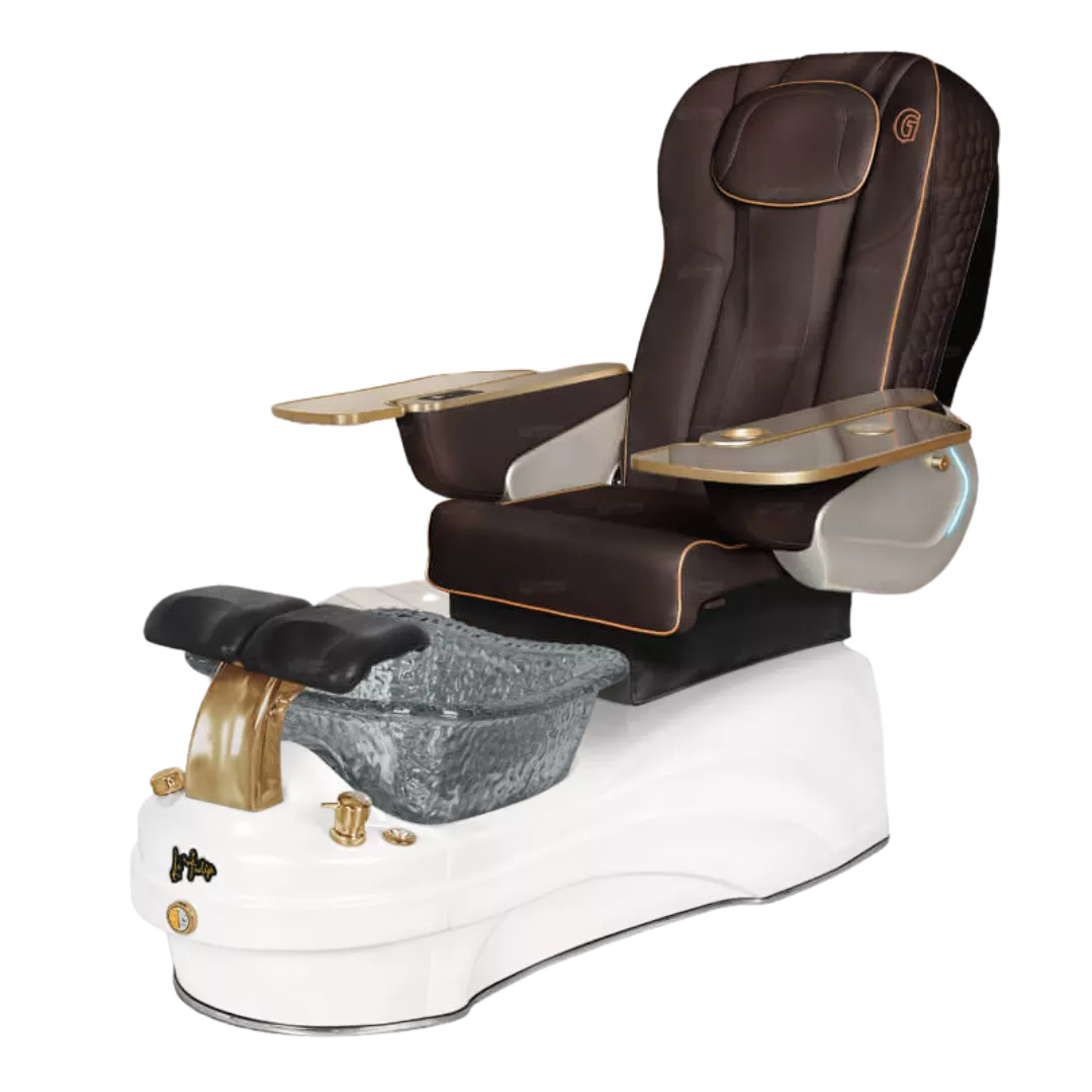 La Tulip 3 - Chocolatewith Black BowlPearl White Base