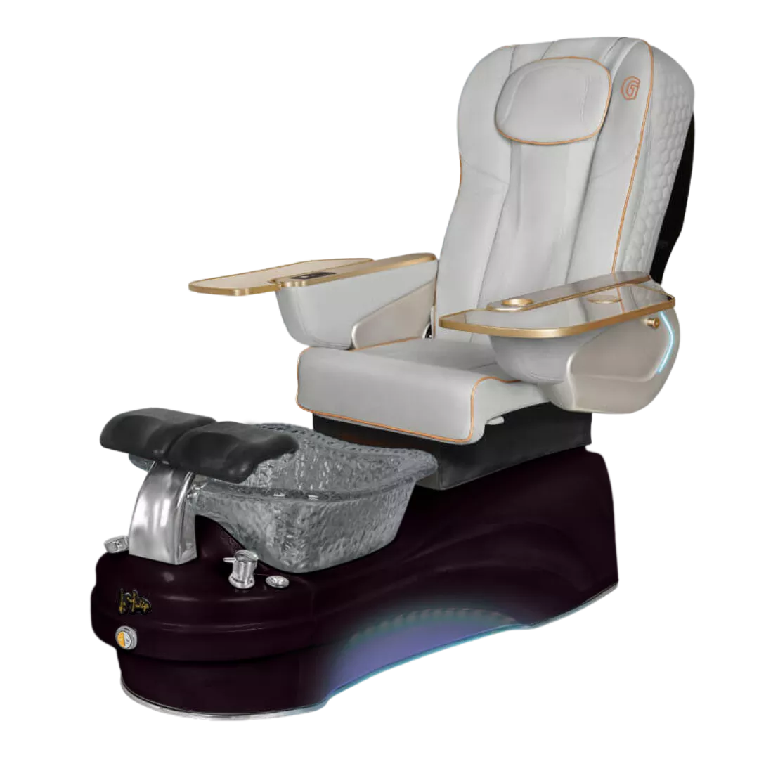 La Tulip 3 - Greywith Black BowlBlack Base