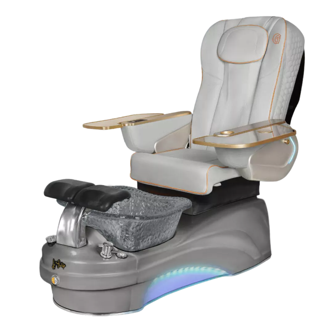 La Tulip 3 - Greywith Black BowlGrey Base