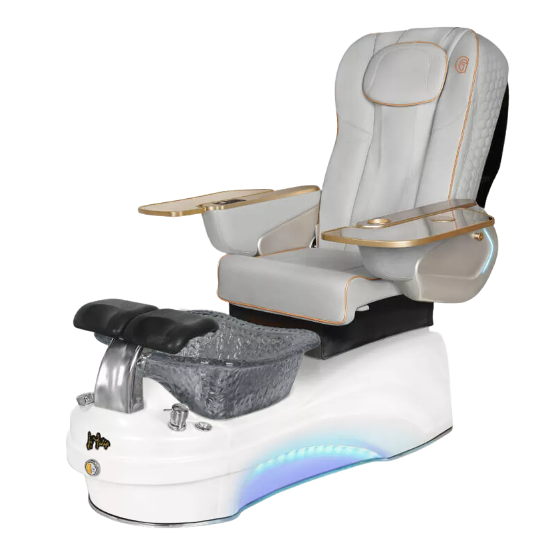 La Tulip 3 - Greywith Black BowlPearl White Base