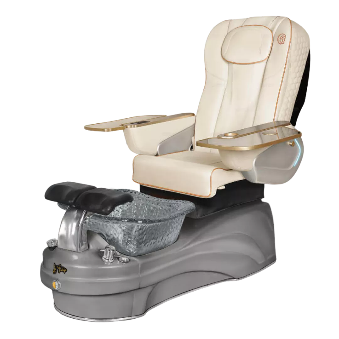 La Tulip 3 - Whitewith Black BowlGrey Base