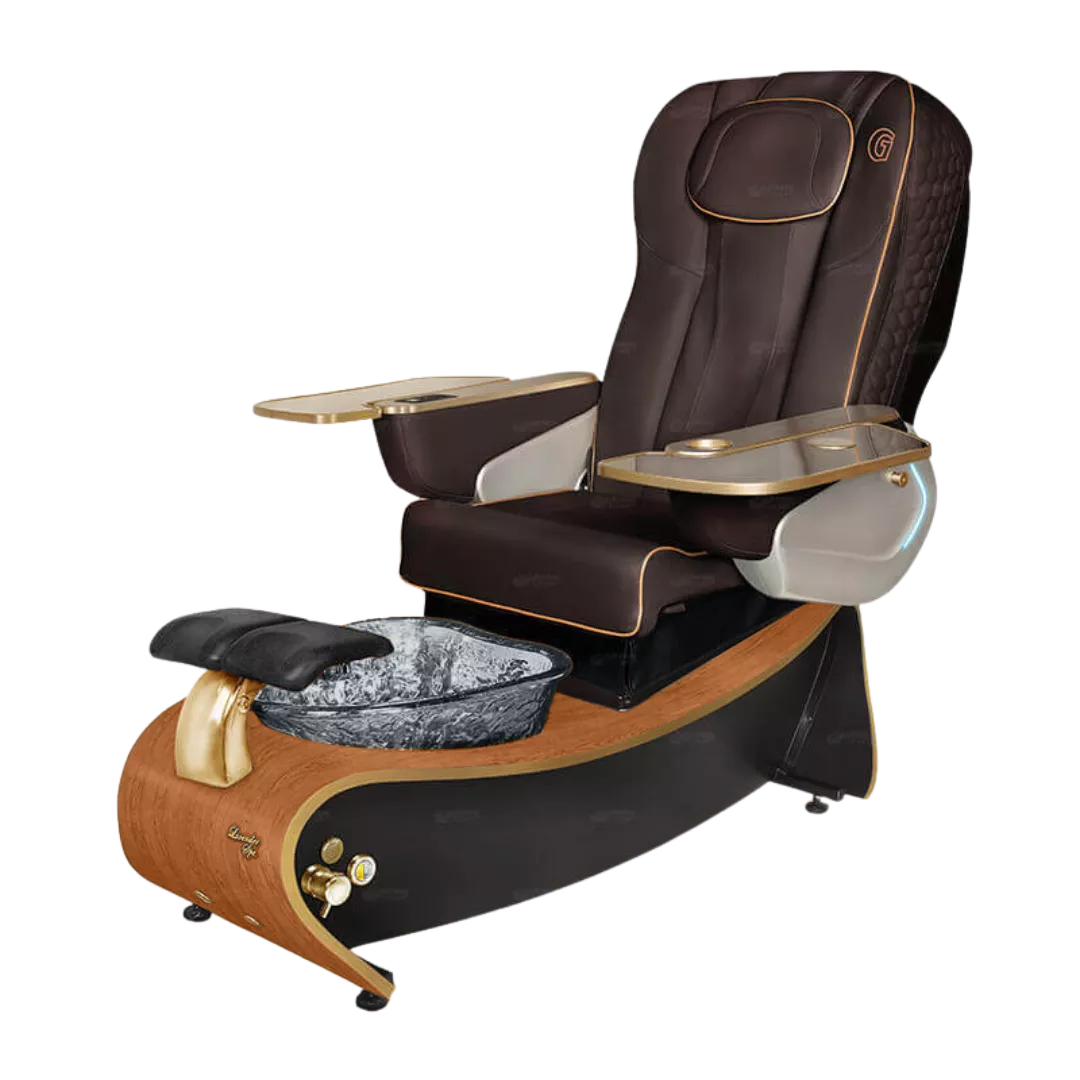 Lavender 3 Chocolate with Black BowlCognac Maple Laminate Base