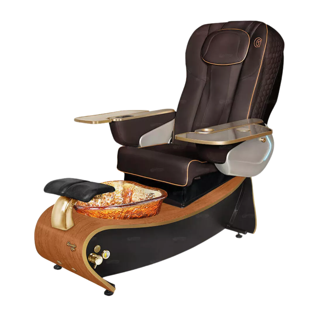 Lavender 3 Chocolate with Gold BowlCognac Maple Laminate Base