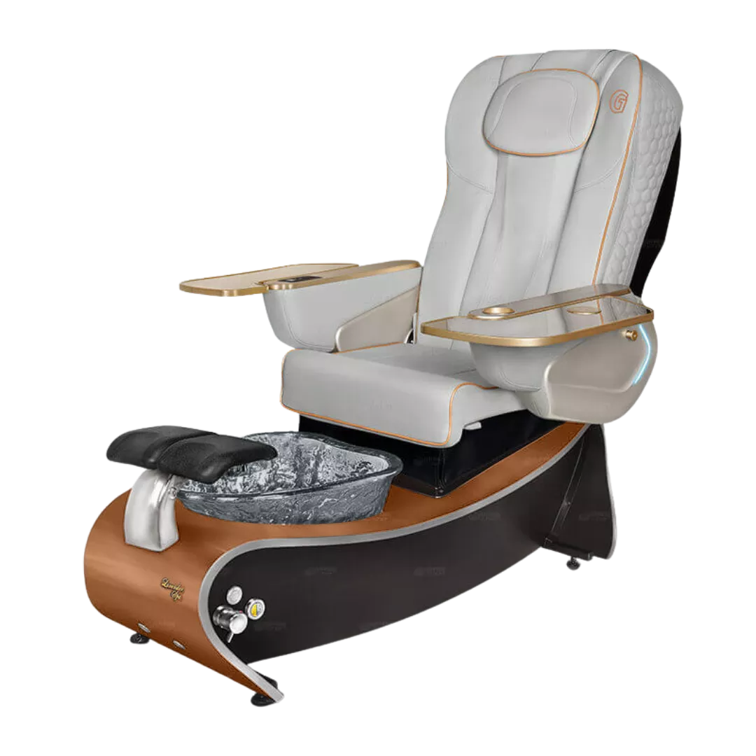 Lavender 3 Grey with Black BowlOiled Walnut Laminate Base