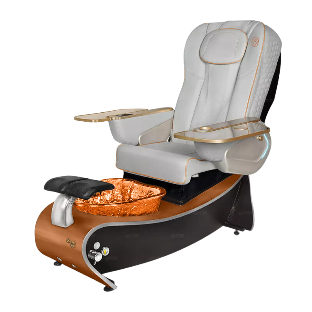 Lavender 3 Grey with Gold BowlCognac Maple Laminate Base